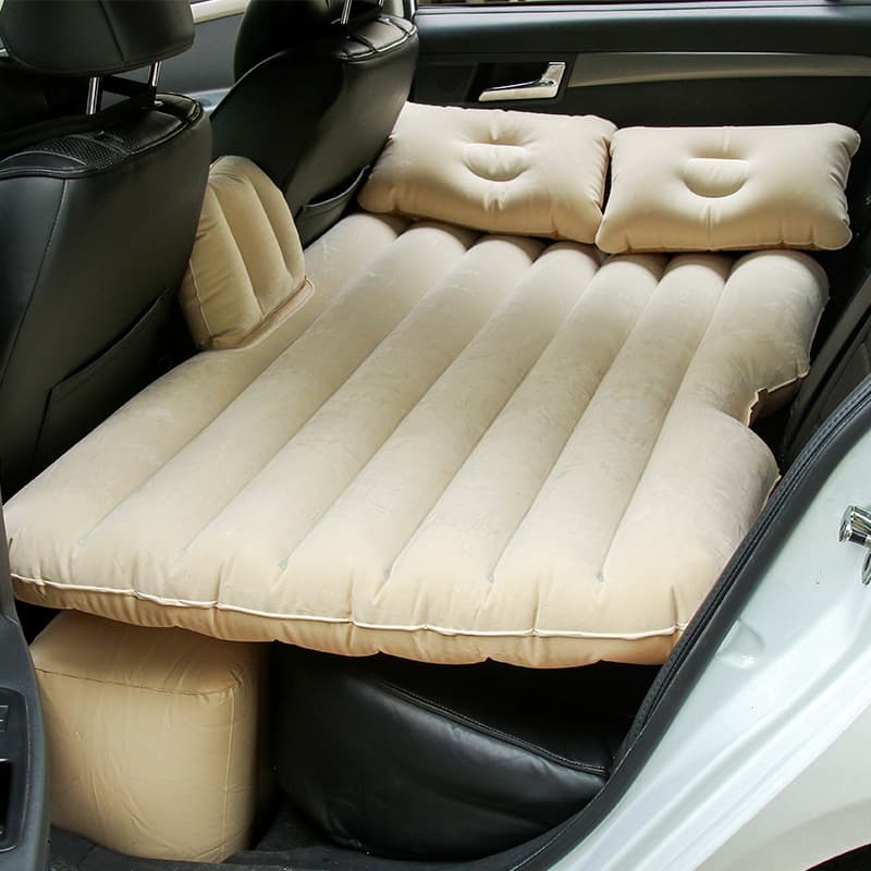 Inflatable handheld split mattress for auto for traveling, comfortable soft heel all-season