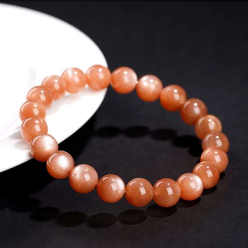 (Wholesale), organic round beads solar-powered, accessory, accessories, 7A, moonstone 2