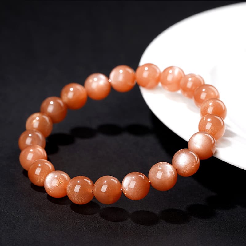 (Wholesale), organic round beads solar-powered, accessory, accessories, 7A, moonstone 4