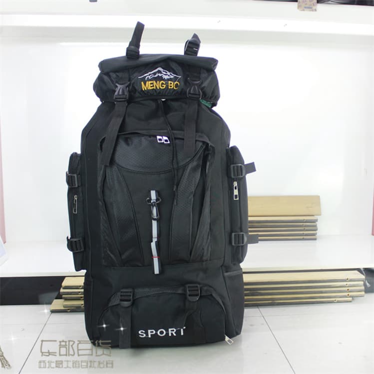 Big capacious backpack for traveling, travel bag for hiking, worn on the shoulder 4