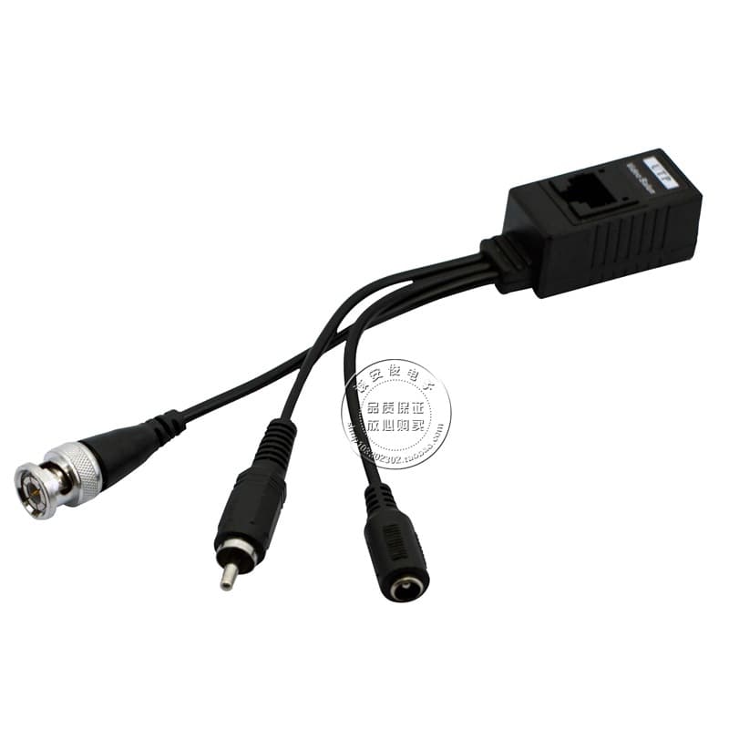 Bi Glgan Transfer Video Power Audio Audio Sanyo BNC Pingxing wire transmission Balun 3