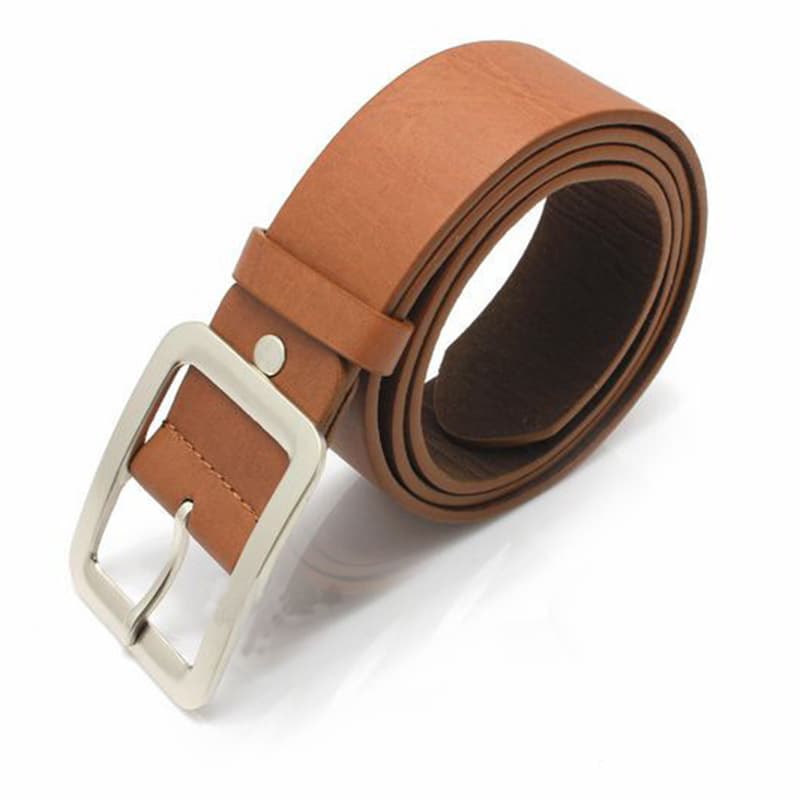 Men's casual polyurethane belt, buckle, jeans, accessories, Korean style 4