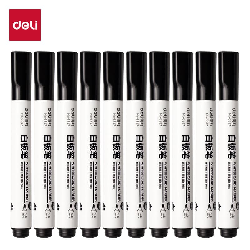 Baili whiteboard pen red, blue black can be written in writing pen, office teaching easy to rub the label pen and whiteboard with a pen with a pen with a pen head 1