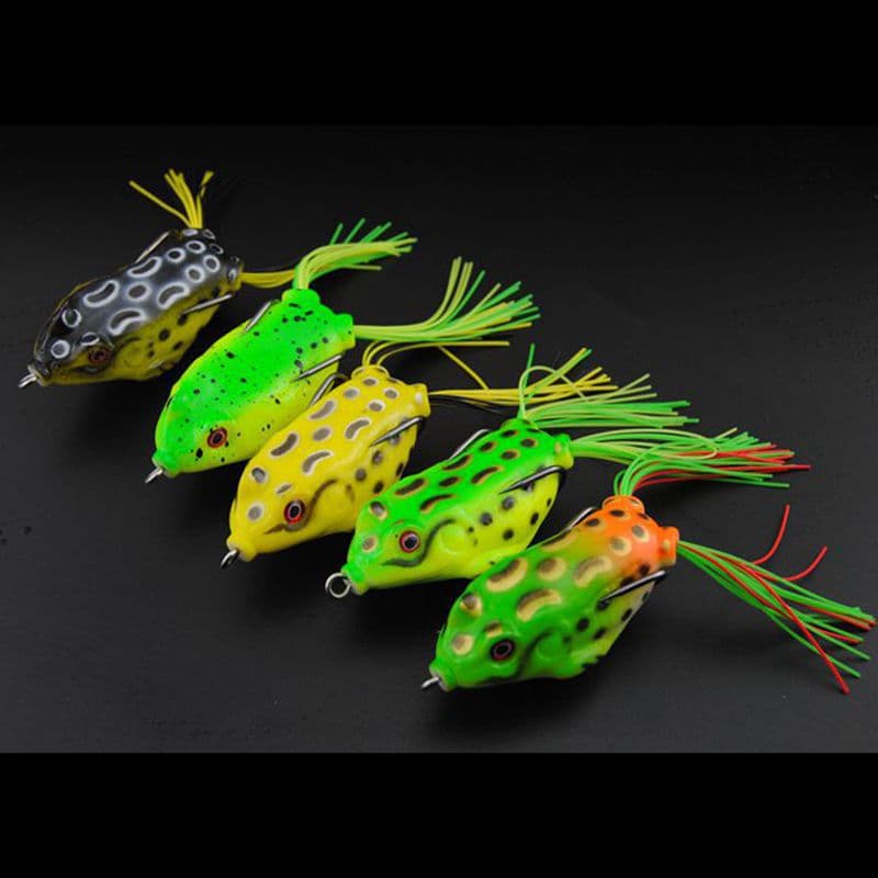 Fishing bait, black fishing bait set, frog thunder frog, lure bait, boxed fake bait, pond fishing bait 2