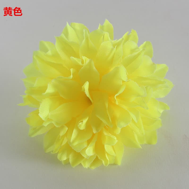 Simulation chrysanthemum 4 layers of flowers artificially made flower silk flower shooting props art craftsmanship placed flower arrangement spelling 2