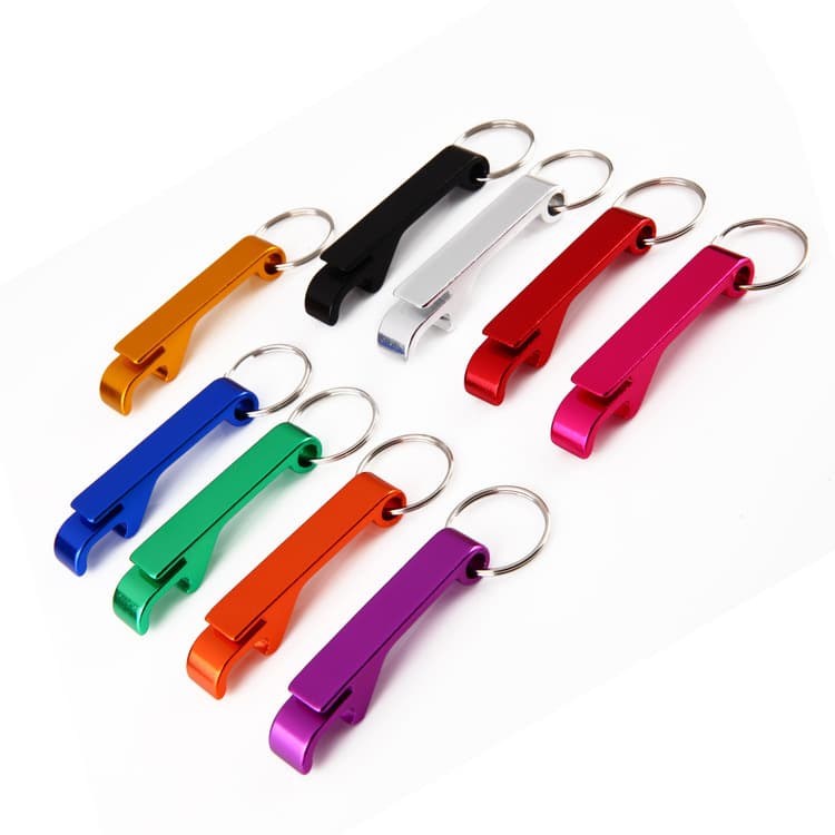 Creative universal handheld bottle opener, keychain, with your logo imprint