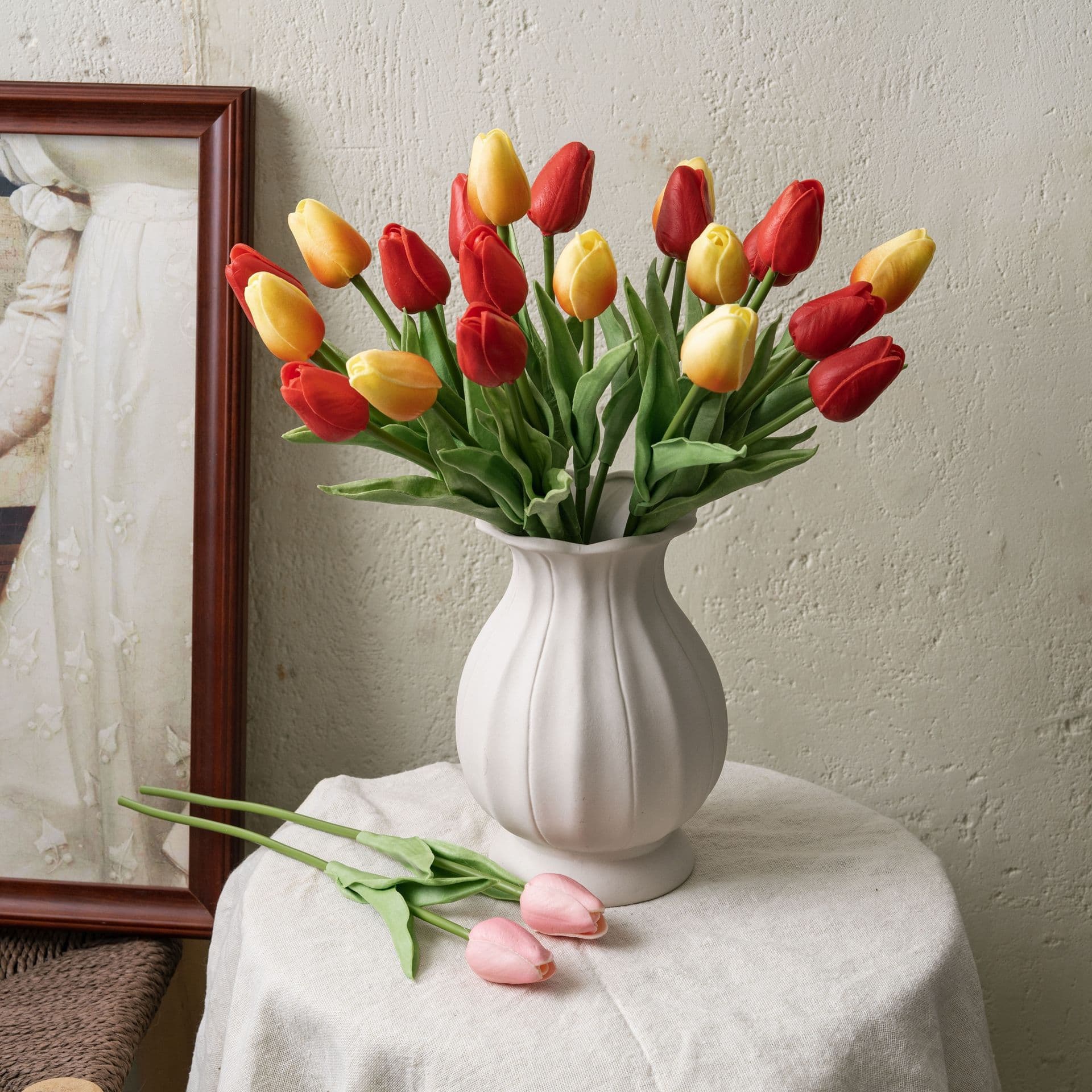 (Cross-border trading), (Wholesale), realistic polyurethane small wedding flowers for home use 2