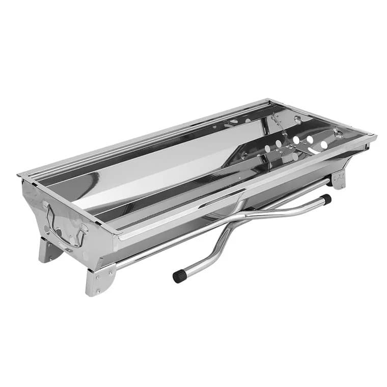 BBQ grill household large stainless steel barbecue camping barbecue stove outdoor folding portable barbecue stove 4