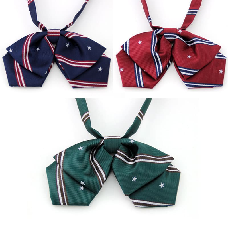 Student pleated skirt, Japanese bow tie 1