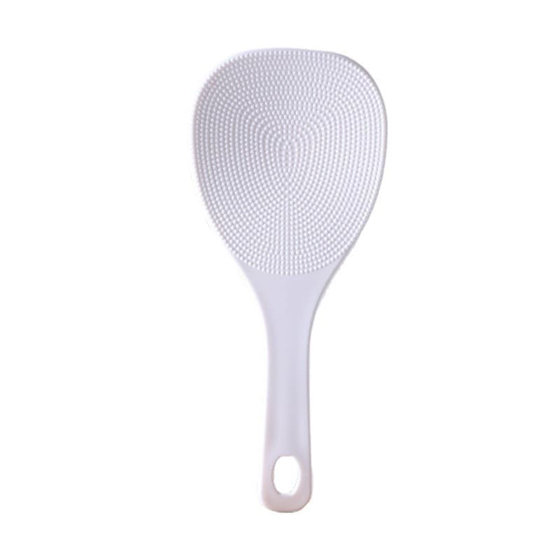 Rice spoon is not sticky, rice, white plastic rice spoon, rice rake, rice cooker, rice shovel, can be hung in store catering rice shovel 5