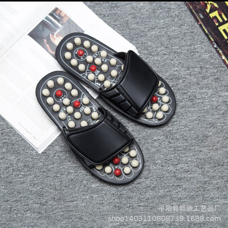Massage slippers, medical round beads, foot acupressure massage