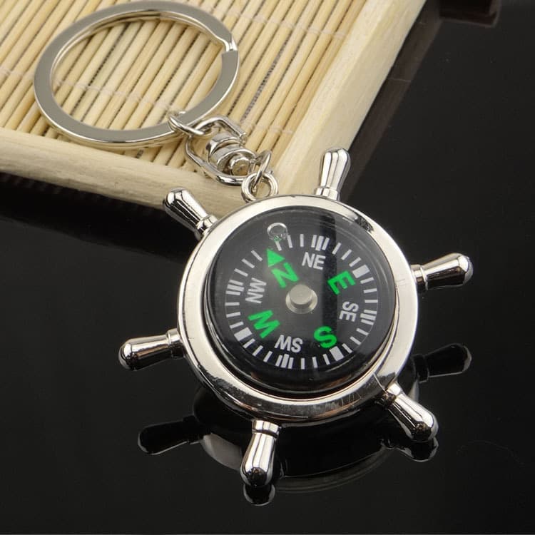 Ship Ruddy Guide Key Buckle Wholesale Creative Company Gift Hoggers Personal Personal Key Key Laser Emergency 2