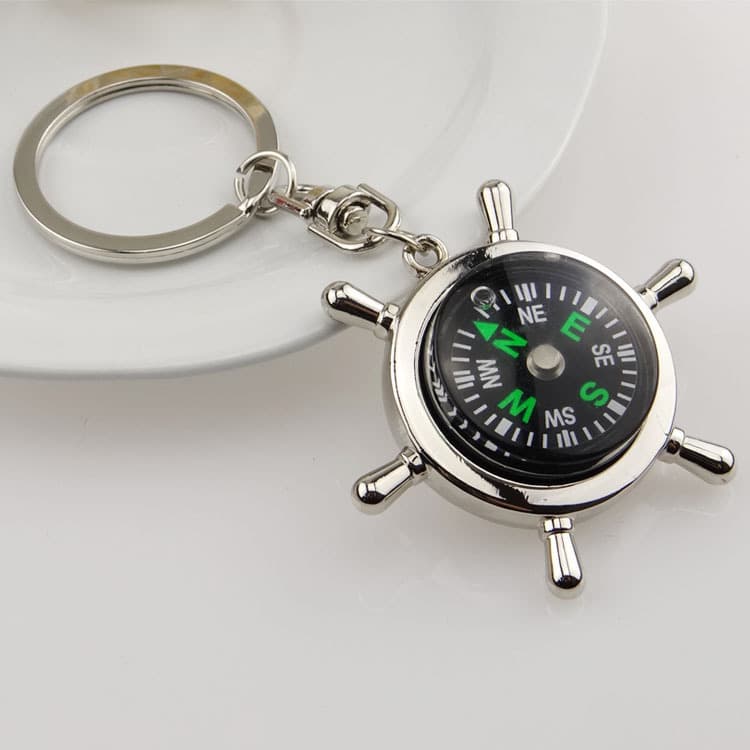 Ship Ruddy Guide Key Buckle Wholesale Creative Company Gift Hoggers Personal Personal Key Key Laser Emergency 1