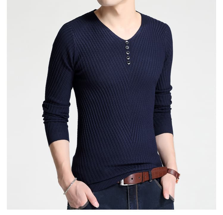 Autumn thin set, base knitted sweater, 2022 collection, V-neckline, Korean style 4