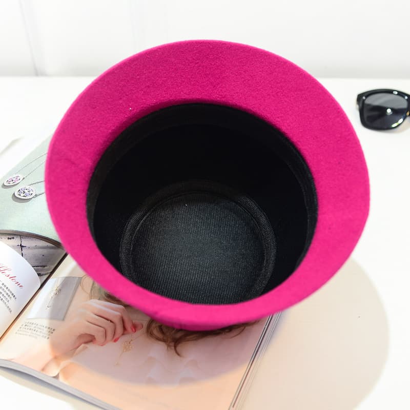 (Wholesale), demi-season woolen trend hat 3