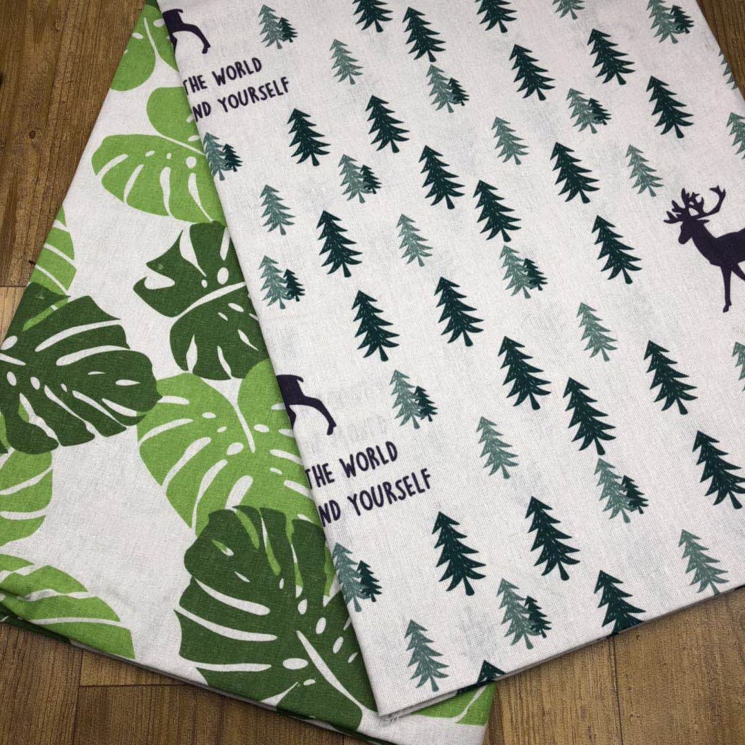 New product listed manufacturers are directly offering linen fabric fabric linen printed craft cloth compound film storage fabric 1