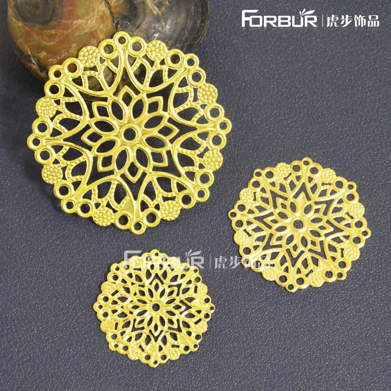 Golden accessory, retro accessories, DIY