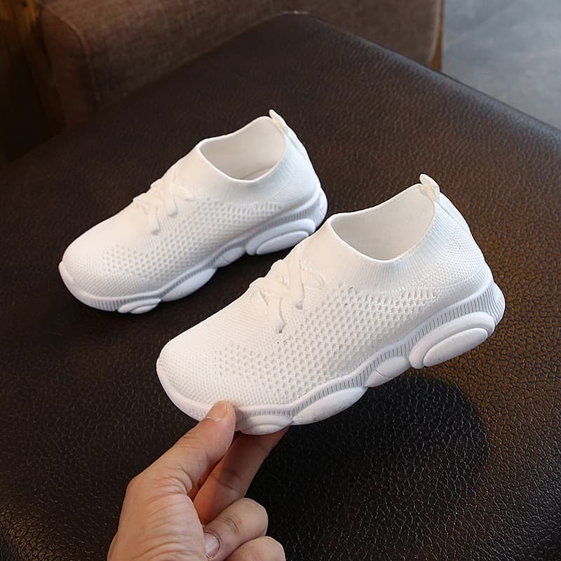 Children's elastic socks, comfortable footwear for men and women, sneakers, knitted white shoes, suitable for spring and autumn, for teenagers 3