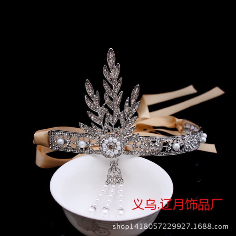 (Wholesale), crown for bride pearl, tiara, headband, (Physicals), European style 4