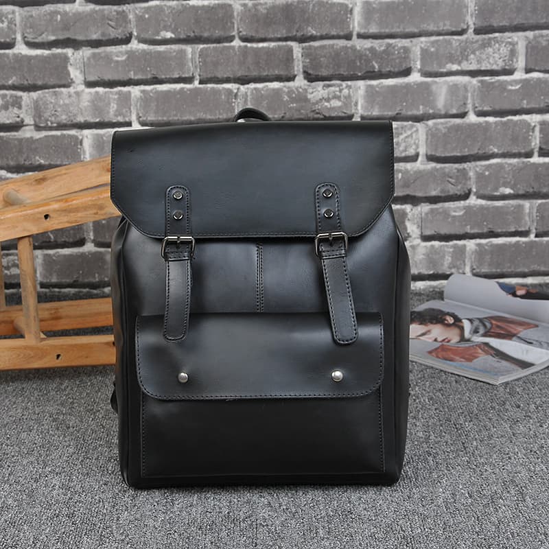 Backpack, retro shoulder bag, school bag, travel bag, Korean style 2