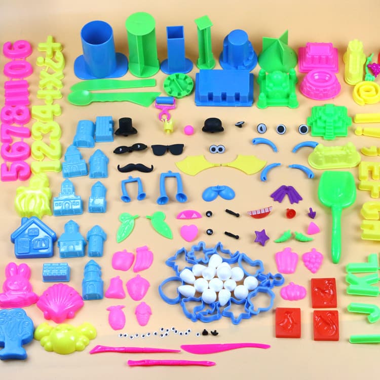 Space sand, mold, ultra light plasticine, clay, knife, toy 1
