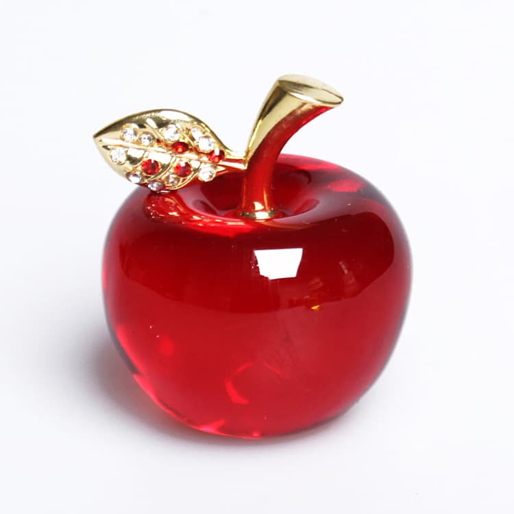 Processing and production Crystal Apple Creative Gift Festival Decoration Crafts Crafts Christmas Swing Delivery Car Home Decoration 2
