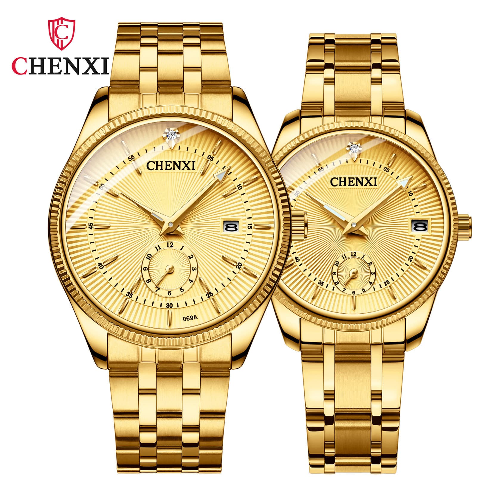 (Cross-border trading), watch, calendar, quartz watches for men and women, for beloved