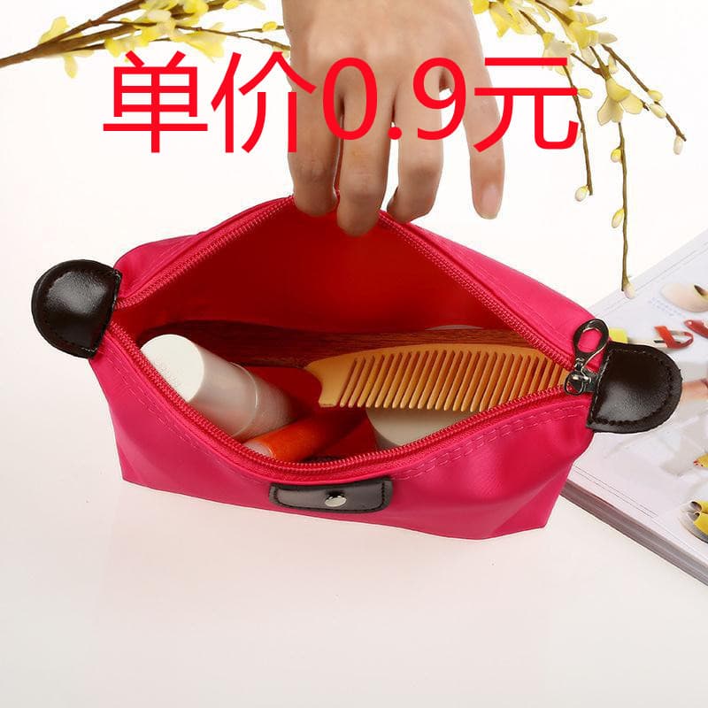 Cosmetic bag for traveling, travel bag, storage system, folding organizer bag, (Physicals), polyester, worn on the shoulder 1