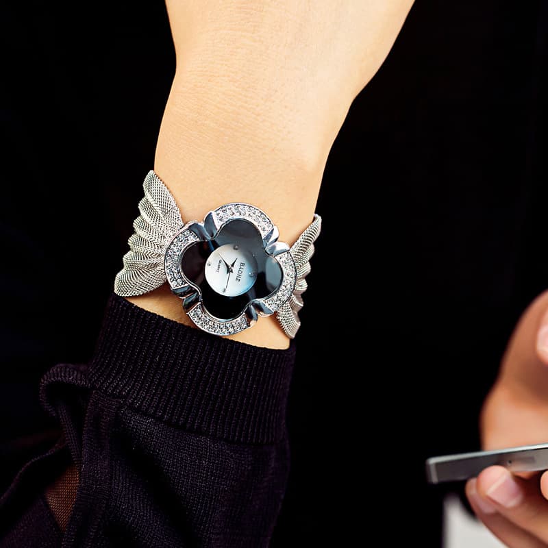 (Cross-border trading), fashionable men's watch, bracelet, quartz butterfly net, European style 4