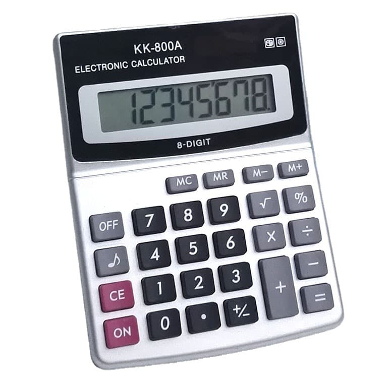 KK800A small desktop office calculator financial office 8-digit computer gift advertising LOGO machine