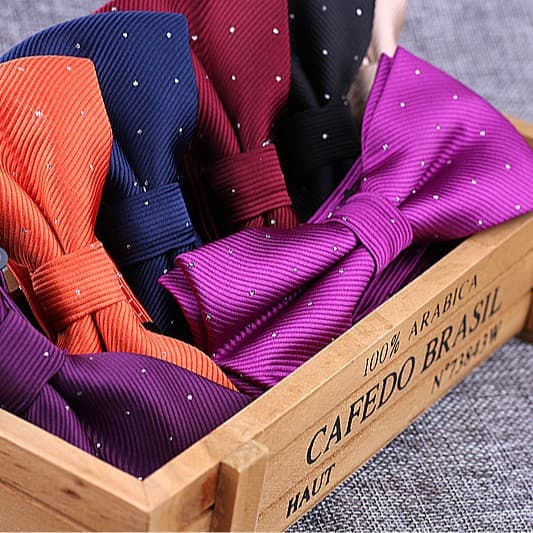 Retro bow tie, classic suit jacket with bow, accessory 2