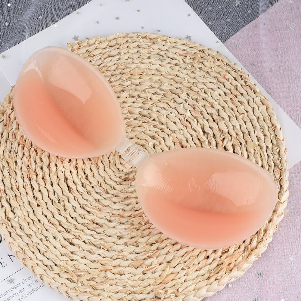 Silicone bra, invisible underwear, three dimensional nipple stickers 3