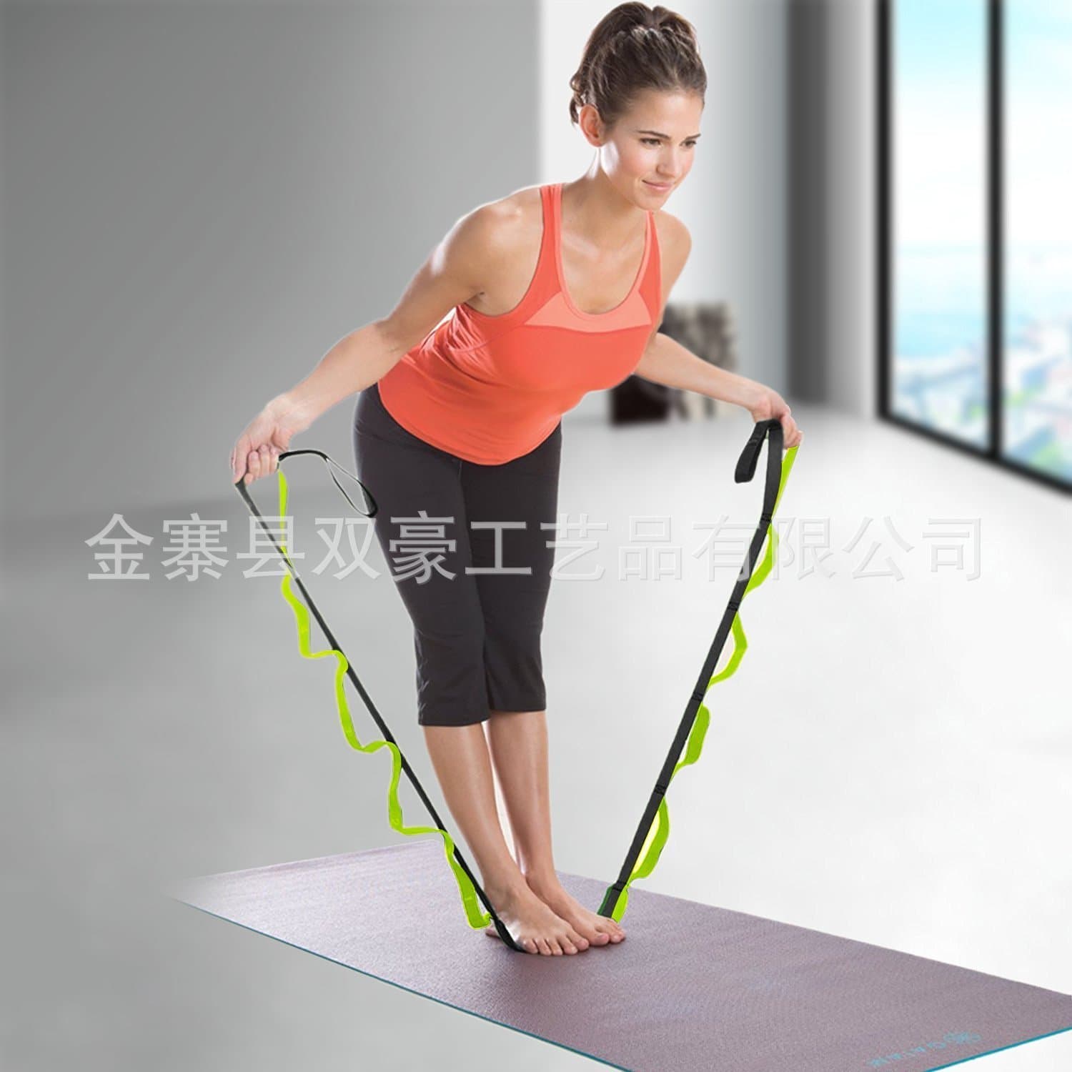 Yoga extended straps with yoga rope stretching cotton stretch band 1
