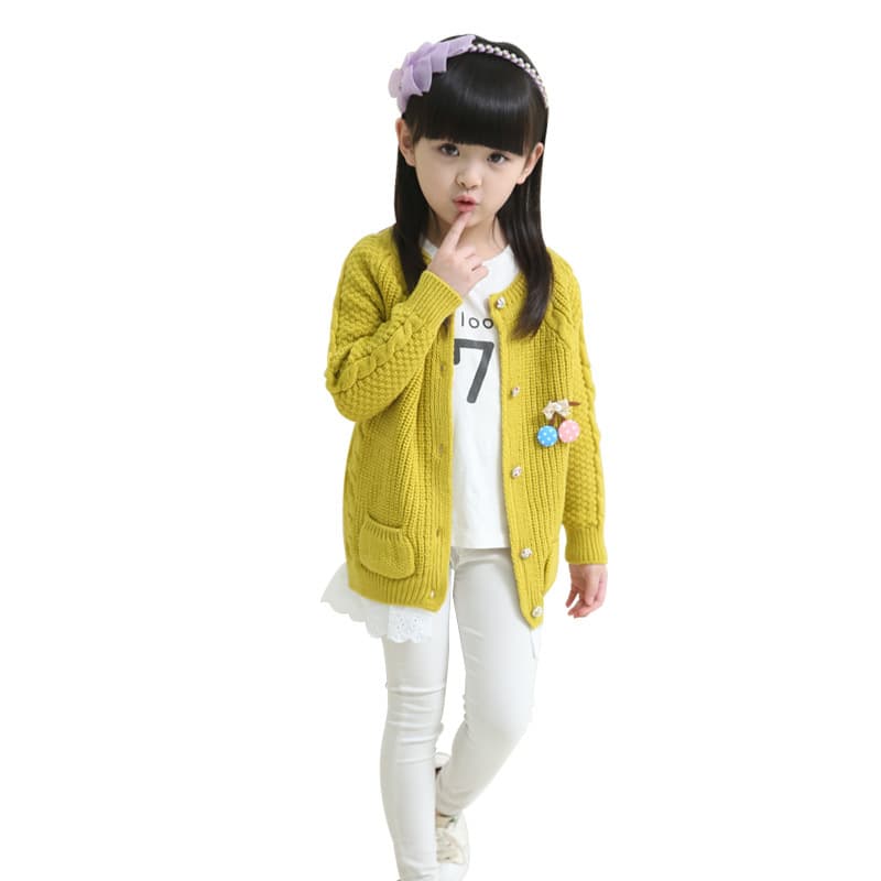 Cardigan, winter sweater, knitted jacket, western style, increased thickness, for teenagers 4