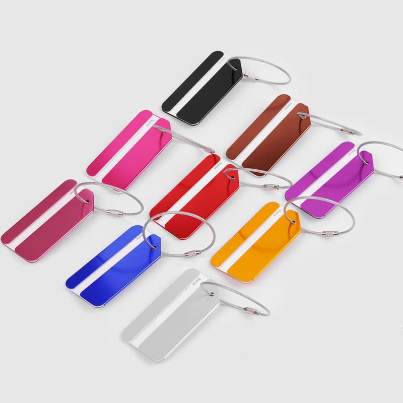 Luggage tag, luggage bag, suitcase, airplane, aluminum alloy 2