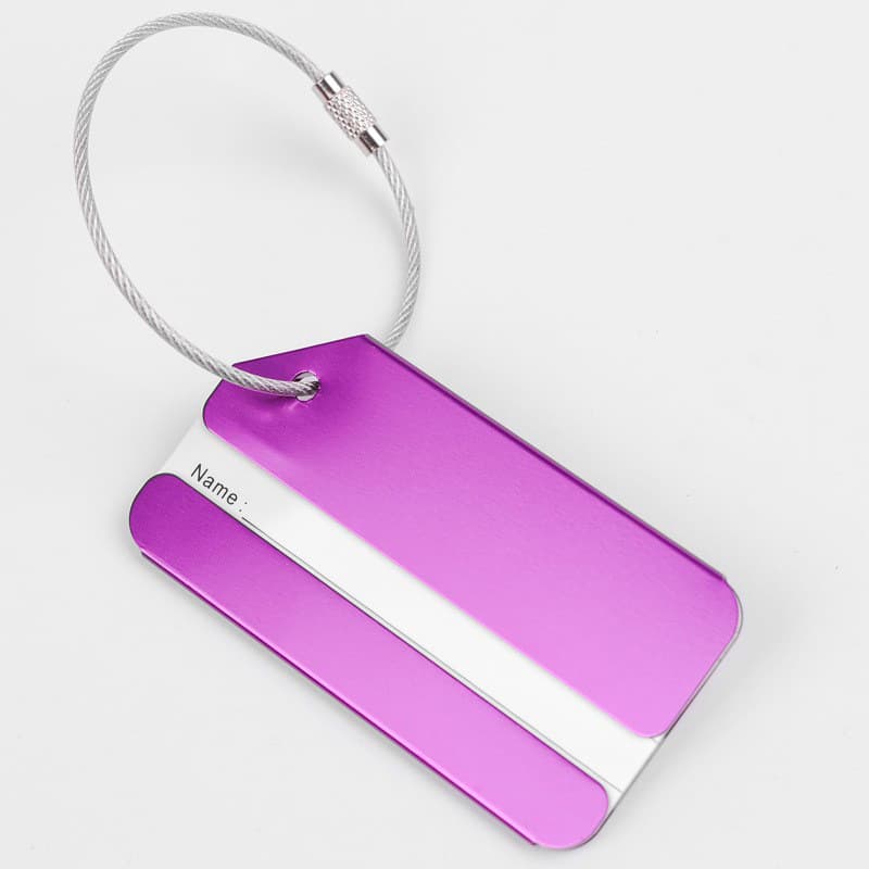 Luggage tag, luggage bag, suitcase, airplane, aluminum alloy 4