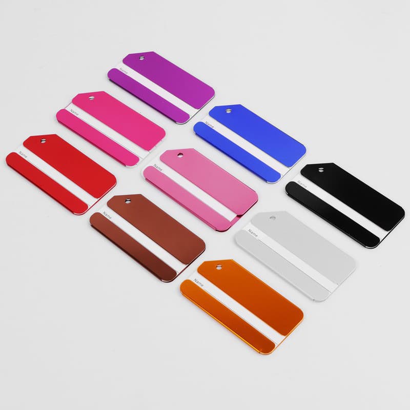 Luggage tag, luggage bag, suitcase, airplane, aluminum alloy 5