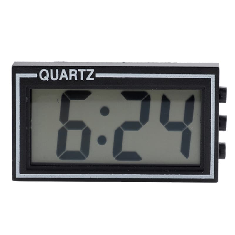 Vehicle clock clock car supplies sticky watch car portable LCD large digital test simple electronic clock watch 5