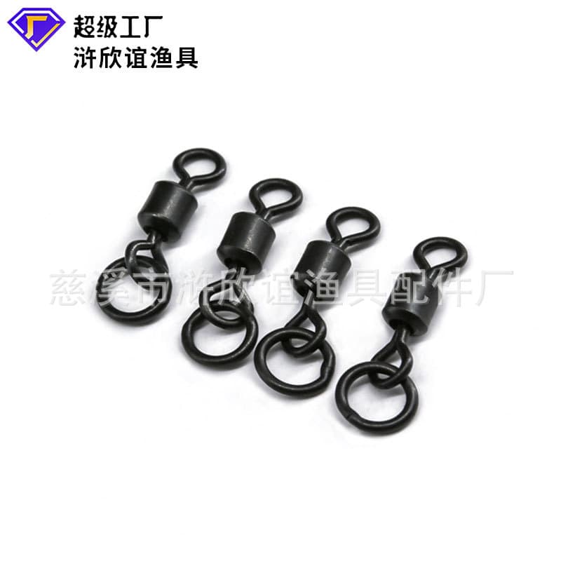 Fishing supplies Fishing gear Carp fishing small accessories Line set components American rotary ring + welding single-ring connector 1