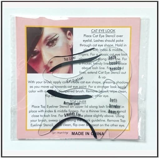 [新款中东流行美妆化妆卡 画猫眼 眼线卡eyeliner stencil] 1