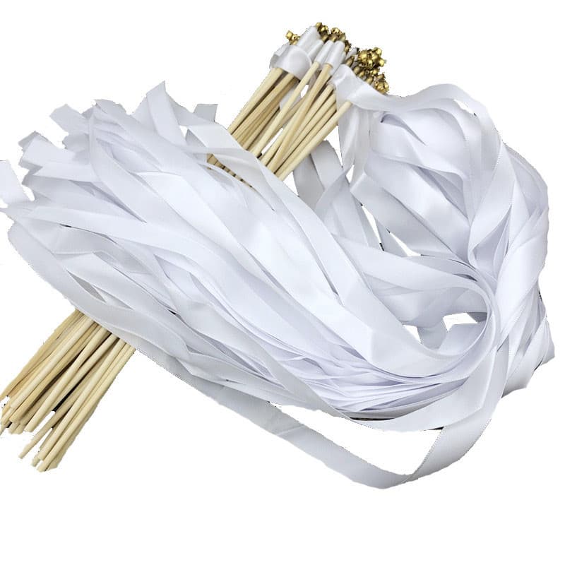 European -style wedding ribbon fairy stick magic stick ribbon pull flowers decorative lawn wedding festive decorative supplies 5