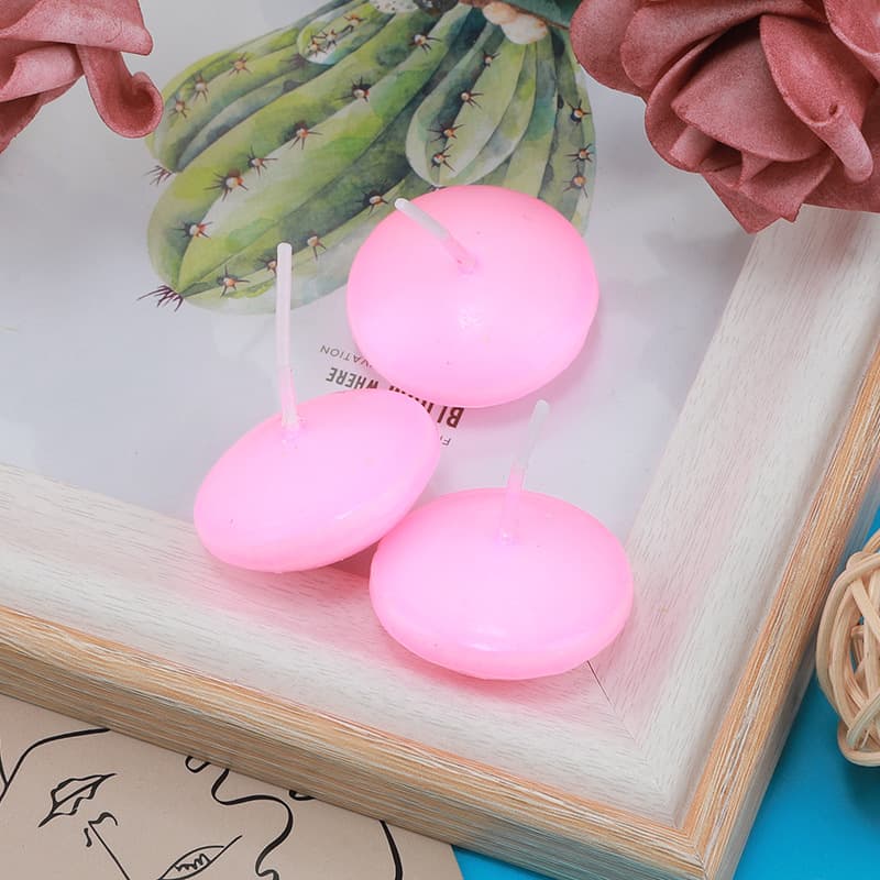 Tea wax smoke -free floating water candle spherical water candle Valentine's Day wedding birthday confession floating candle 3