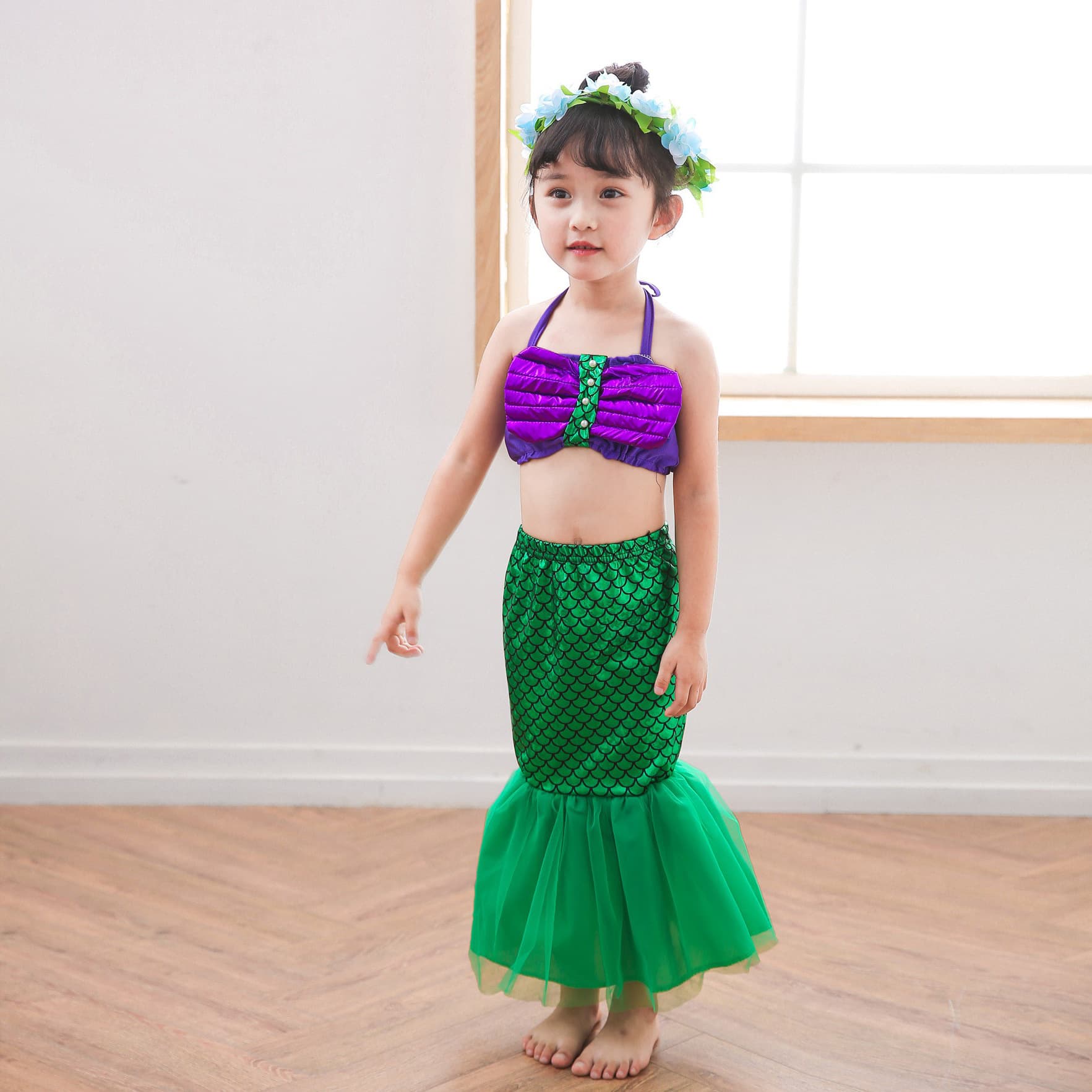 (Cross-border trading), children's swimwear, suit, dress, 2018, European style