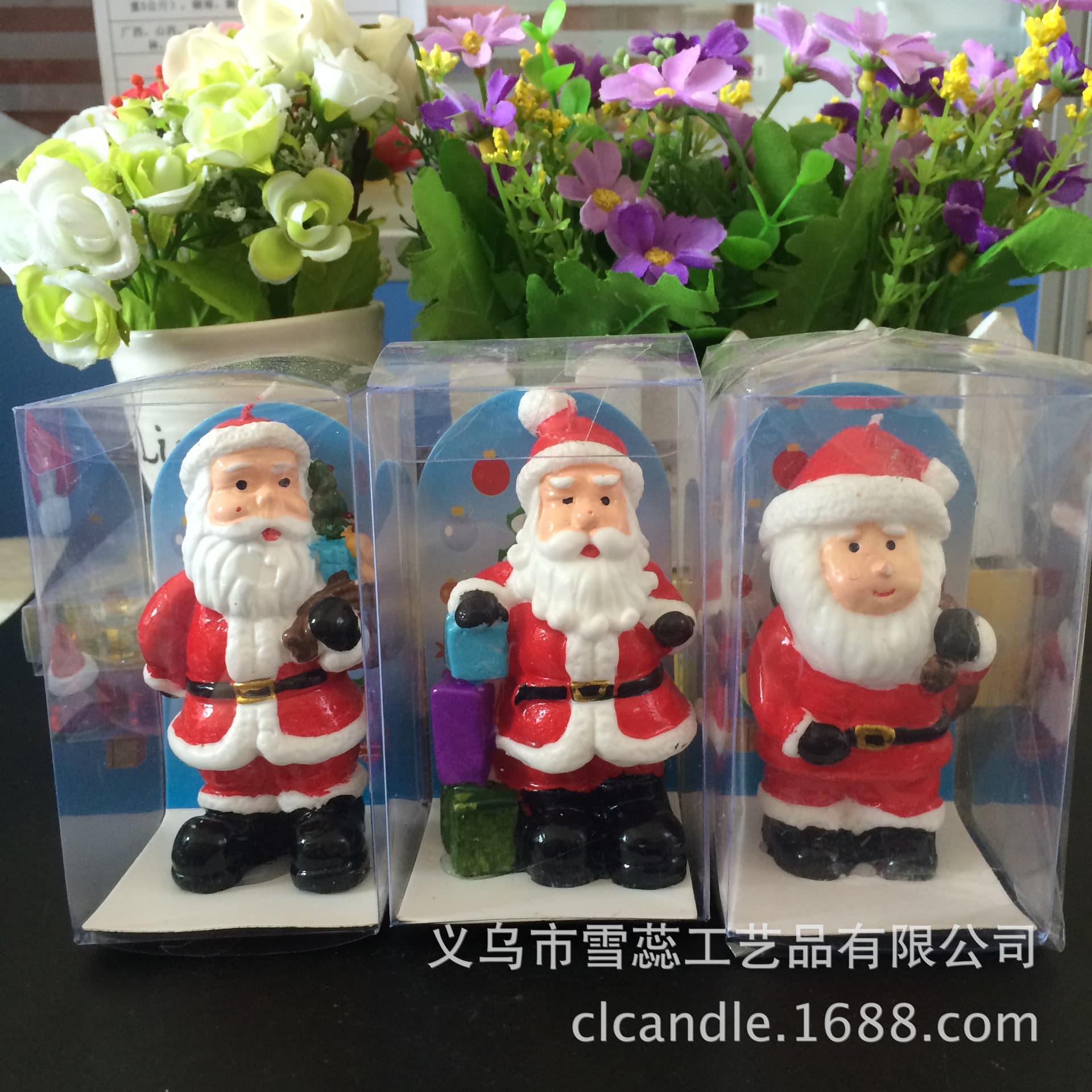 Manufacturer supply Christmas candle Christmas snowman candle Claus candle candles Christmas gift Elderly candle 1