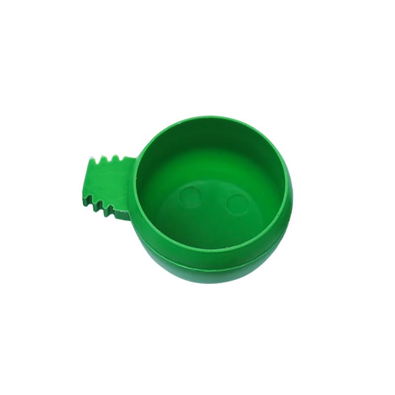 Round Bird Water Bowl Birds Box Food Bowl Cup Food Tank Food Bird Cage General Iron Cage Feed Bird Bird Products Bird Collection 5