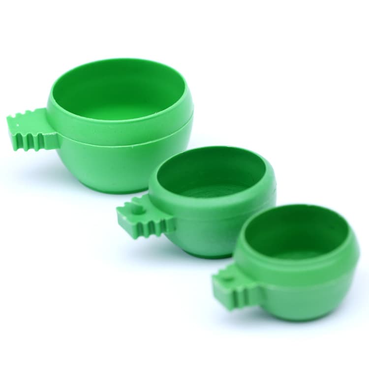 Round Bird Water Bowl Birds Box Food Bowl Cup Food Tank Food Bird Cage General Iron Cage Feed Bird Bird Products Bird Collection 1