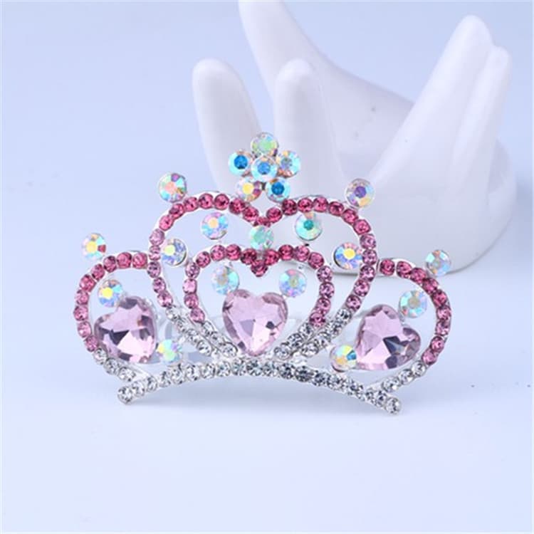 Fashionable metal children's hair accessory, Korean style, Birthday gift