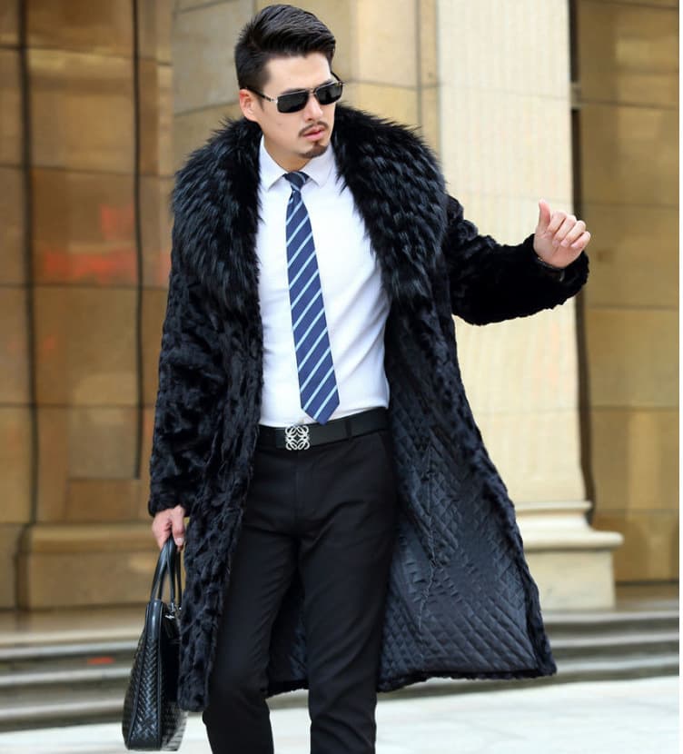 Men's jacket, long trench coat 2