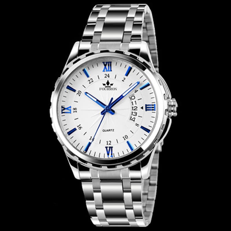 (Wholesale), calendar, men's watch stainless steel, mechanical waterproof quartz watches, Switzerland 3