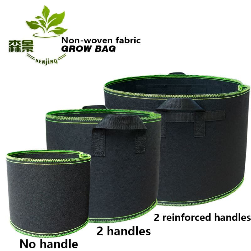 Cross -mirror plant bag Grow Bag Planting Black non -woven measuring bagbagsbuilding bag growing bags for seedling pots 8